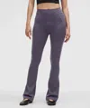Lululemon Soft Sueded Split-hem High-rise Mini-flare Pant Regular In Purple