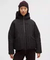 Lululemon Softmatte Insulated Oversized Jacket In Black