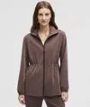 Lululemon Softstreme Cinch-waist Full-zip Jacket In Multi