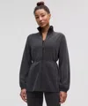 Lululemon Softstreme Cinch-waist Full-zip Jacket In Green