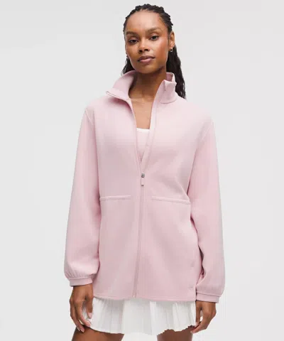Lululemon Softstreme Cinch-waist Full-zip Jacket In Pink