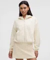 Lululemon Softstreme Full-zip Hoodie In White