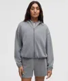 Lululemon Softstreme Full-zip Hoodie In Gray