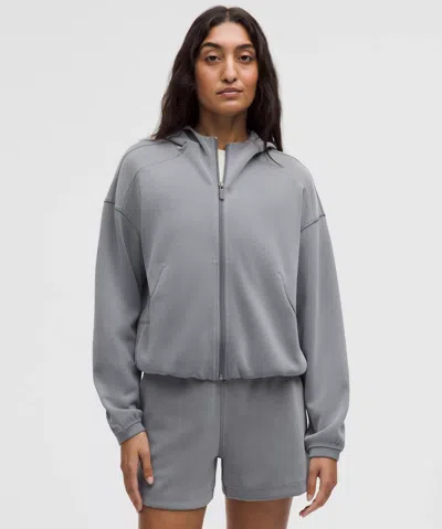 Lululemon Softstreme Full-zip Hoodie In Gray