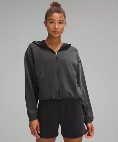 Lululemon Softstreme Full-zip Hoodie In Black