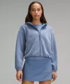 Lululemon Softstreme Full-zip Hoodie In Blue