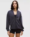 Lululemon Softstreme Full-zip Hoodie In Blue