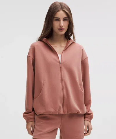Lululemon Softstreme Full-zip Hoodie In Brown