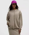 Lululemon Softstreme Full-zip Hoodie In Gray