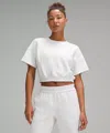 Lululemon Softstreme Gathered T-shirt In White