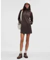 Lululemon Softstreme Half-zip Mini Dress In Brown
