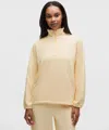 Lululemon Softstreme Half-zip In Yellow