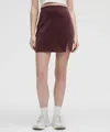Lululemon Softstreme High-rise Mini Skirt In Brown