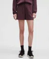 Lululemon Softstreme High-rise Shorts 4" In Brown
