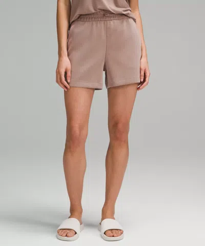 Lululemon Softstreme High-rise Shorts 4" In Brown