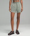 Lululemon Softstreme High-rise Shorts 4" In Green