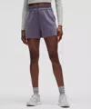 Lululemon Softstreme High-rise Shorts 4" In Purple