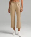 Lululemon Softstreme High-rise Straight-leg Cropped Pants In Brown