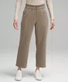Lululemon Softstreme High-rise Straight-leg Cropped Pant In Brown