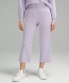 Lululemon Softstreme High-rise Straight-leg Cropped Pants In Purple