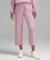 Lululemon Softstreme High-rise Straight-leg Cropped Pants In Pink