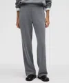 Lululemon Softstreme High-rise Straight-leg Pant In Gray