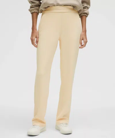 Lululemon Softstreme High-rise Straight-leg Pant In Neutral