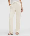 Lululemon Softstreme High-rise Straight-leg Pant In White