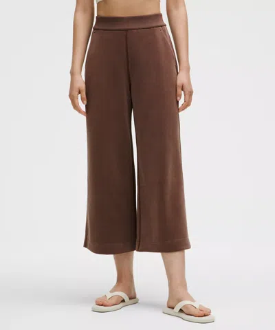 Lululemon Softstreme High-rise Wide-leg Cropped Pants