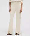 Lululemon Softstreme High-rise Wide-leg Pique Pants Regular