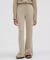 Lululemon Softstreme High-rise Wide-leg Pique Pants Regular In Green