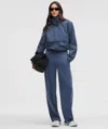 Lululemon Softstreme Pintuck Mid-rise Pant In Blue
