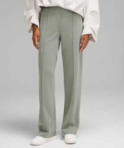 Lululemon Softstreme Pintuck Mid-rise Pants Regular In Green