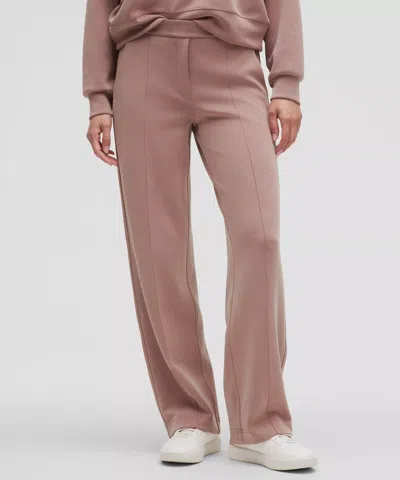 Lululemon Softstreme Pintuck Mid-rise Pants Regular In Brown
