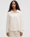 Lululemon Softstreme Pique Oversized Long-sleeve Polo Shirt