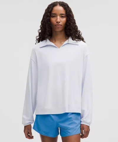 Lululemon Softstreme Pique Oversized Long-sleeve Polo Shirt