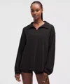 Lululemon Softstreme Pique Oversized Long-sleeve Polo Shirt