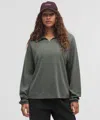 Lululemon Softstreme Pique Oversized Long-sleeve Polo Shirt