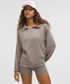 Lululemon Softstreme Pique Oversized Long-sleeve Polo Shirt