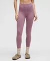 Lululemon Softy Suedey High-rise Leggings 25" In Pink