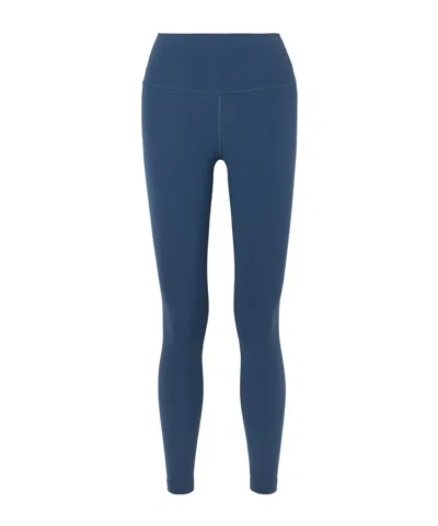 Lululemon Solid High-rise Leggings In Blue
