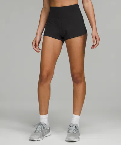 Lululemon Speed Up High-rise Lined Shorts 2.5" In Black