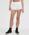 Lululemon Speed Up High-rise Lined Shorts 2.5" In White
