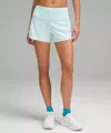 Lululemon Speed Up High-rise Lined Short 4" In Green