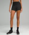 Lululemon Speed Up High-rise Lined Shorts 4" In Black