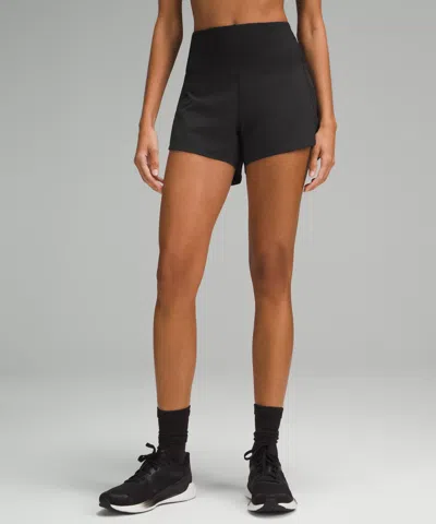 Lululemon Speed Up High-rise Lined Shorts 4" In Black