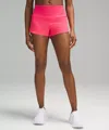 Lululemon Speed Up High-rise Lined Shorts 2.5" In Sonic Pink