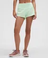Lululemon Speed Up High-rise Lined Shorts 2.5" In Green