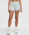 Lululemon Speed Up High-rise Lined Shorts 4" In Blue