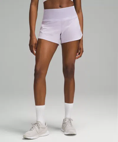 Lululemon Speed Up High-rise Lined Shorts 4" In White